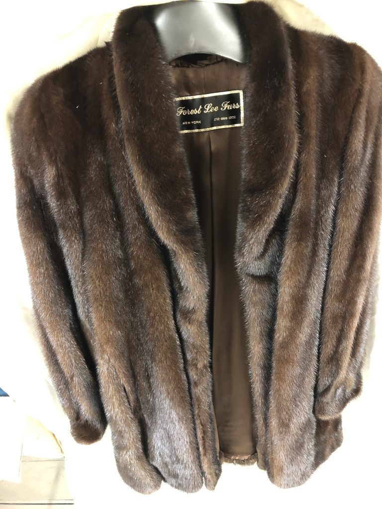 AMERICAN LEGEND DARK BROWN MINK COAT